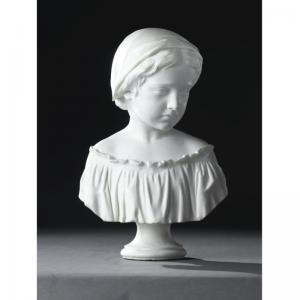 PALMER Erastus Dow 1817-1904,BUST OF A PEASANT GIRL,1863,Sotheby's GB 2009-09-30