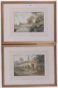 PALMER G 1800-1900,river scenes,1924,Burstow and Hewett GB 2017-03-29
