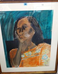 PALMER Gladys Perint,Native woman,1977,Bellmans Fine Art Auctioneers GB 2016-05-14