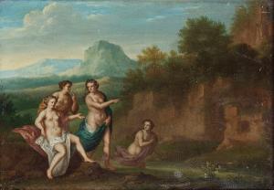 PALMER James 1585-1658,an italianate landscape with nymphs beside ruins,Sotheby's GB 2005-12-07