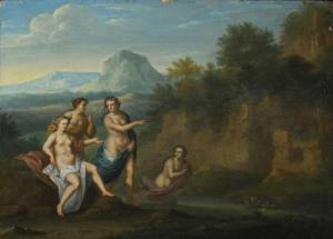 PALMER James 1585-1658,FOUR NYMPHS IN AN ITALIANATE LANDSCAPE,Sotheby's GB 2015-10-27