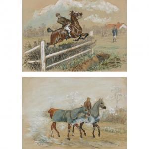 PALMER James Lynwood 1868-1941,Over the Fence,1890,William Doyle US 2019-02-13