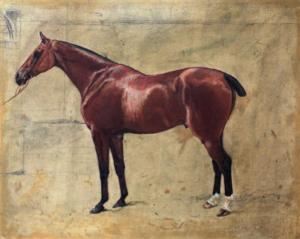 PALMER James Lynwood 1868-1941,Study for a Racehorse in a Stable,Fonsie Mealy Auctioneers 2019-04-16