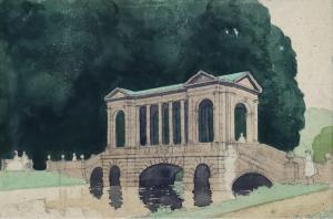 PALMER JONES William John 1887-1974,The Palladian Bridge,Canterbury Auction GB 2021-11-27