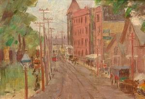 PALMER Pauline Lennards 1867-1938,American street scene,Bonhams GB 2010-05-26