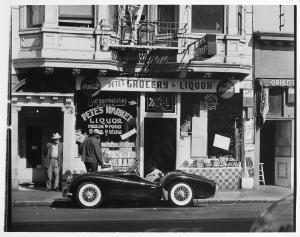 PALMER Phil 1911-1992,Pete's grocery & liquor, San Francisco Anni '50,Aste Bolaffi IT 2018-11-06