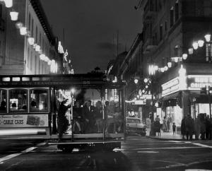 PALMER Phil 1911-1992,Tram in California Street, San Francisco,Aste Bolaffi IT 2018-11-06