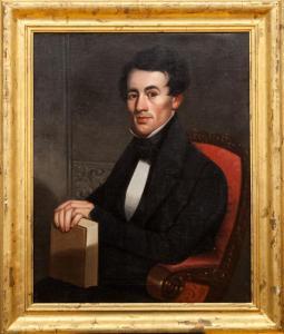 PALMER Randall 1800-1850,Portrait of Sarah Maria Bowne Raymond,1840,Stair Galleries US 2016-08-05