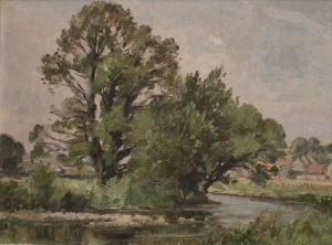 PALMER Russell,Trees by a River Bend,Canterbury Auction GB 2011-05-24