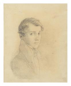 PALMER Samuel 1805-1881,Portrait of George Richmond,1831,Bonhams GB 2023-12-06