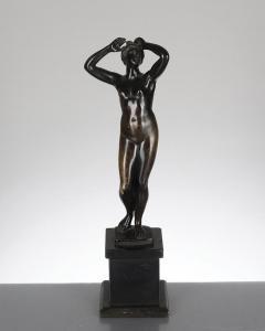 PALMIER Remi 1900-1920,Jeune femme levant les bras,Dogny Auction CH 2015-10-06