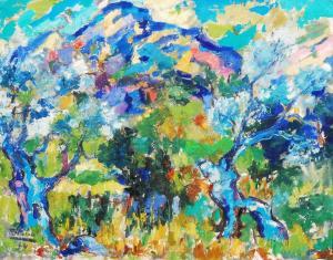 PALOU RUBI Rosa,mountain landscape,Fieldings Auctioneers Limited GB 2012-10-27