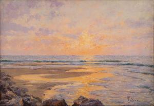 PALTRINIERI Oreste 1873-1966,TRAMONTO SUL MARE,Trend Auction IT 2024-03-13