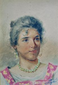 PALUMBO Luigi 1859-1916,Ritratto femminile,Vincent Casa d'Aste IT 2023-10-25