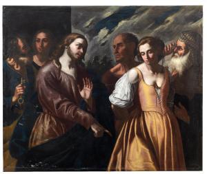 PALUMBO Onofrio 1606-1656,Christ and the Adulteress,Palais Dorotheum AT 2019-10-22