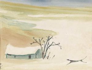 PAN YUANG WANG 1911,SNOW SCENE,1980,Christie's GB 2016-11-27