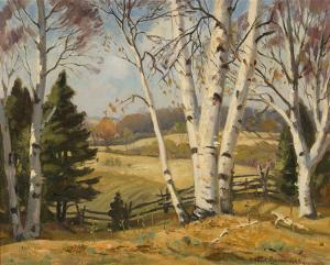 PANABAKER Frank Shirley 1904-1992,Autumn Landscape,Heffel CA 2023-06-29