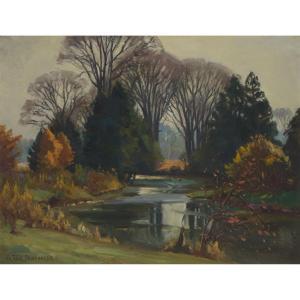 PANABAKER Frank Shirley 1904-1992,THE RIVER BEND,1965,Waddington's CA 2024-03-28