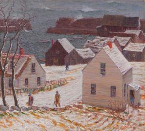 PANCOAST Morris Hall 1877-1963,Lane's Cove (New England),Hindman US 2021-05-03