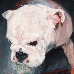 PANDER Pieter 1962,English bulldog,2007,AAG - Art & Antiques Group NL 2017-06-12