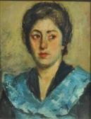 PANE Luigi 1924,Ritratto di signora in azzurro,Vincent Casa d'Aste IT 2017-06-20