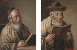 PANETH L. Yudovin,Rabbis reading from the Torah,1912,Christie's GB 2007-03-14