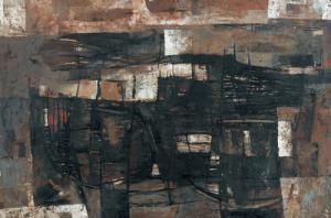 PANIN Anand 1938,Abstrakte Komposition,1965,Dobiaschofsky CH 2010-11-10