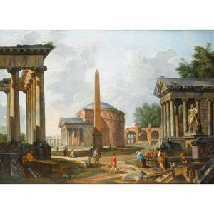 PANINI Giovanni Paolo 1691-1765,CAPRICE ARCHITECTURAL,Sotheby's GB 2009-09-23