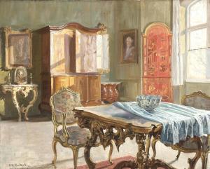 PANITZSCH Robert 1879-1949,A sunny interior,1923,Bruun Rasmussen DK 2024-02-12
