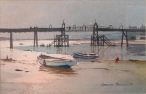 PANNETT Denis 1939,Shoreham by Sea, the old foot bridge,Denhams GB 2018-08-15