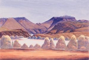 PANNKA Claude 1928-1972,Central Australian Landscape,1963,Menzies Art Brands AU 2007-11-14