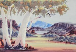 PANNKA Claude 1928-1972,Ghost Gum, Mac Donnell Ranges,Elder Fine Art AU 2023-07-31