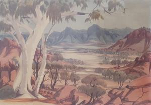 PANNKA Claude 1928-1972,untitled (White Gums Macdonald Ranges),Raffan Kelaher & Thomas AU 2022-09-06