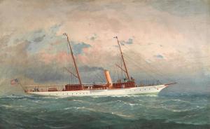 PANSING Fred 1854-1912,An American steam yacht of the Larchmont Yacht Club,Bonhams GB 2017-01-26