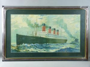 PANSING Fred 1854-1912,Aquitania,Rogers Jones & Co GB 2017-03-28