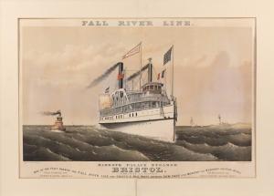 PANSING Fred,Fall River Line. Mammoth Palace Steamer Bristol ..,19th Century,Eldred's 2018-11-15