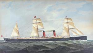 PANSING Fred 1854-1912,The R.M.S. Servia at sea,Bonhams GB 2012-01-20
