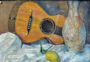PANSINI DUPRE Franco 1893-1976,La chitarra,1916,Vincent Casa d'Aste IT 2014-02-12