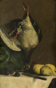 PANTAZIS Périclès 1849-1884,Nature morte au canard,Rossini FR 2024-01-16