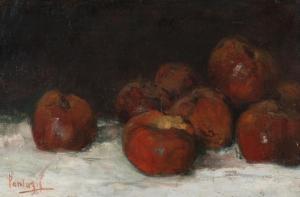 PANTAZIS Périclès 1849-1884,Nature morte aux pommes,Cornette de Saint Cyr FR 2023-11-22