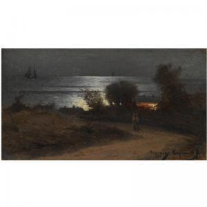 PANTELEIMONOVICH FEDEROV KERCHENSKY Ivan 1859-1912,MOONLIT SEASCAPE,Sotheby's GB 2008-11-25