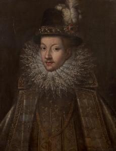 PANTOJA DE LA CRUZ Juan 1551-1608,Portrait de Philippe III d'Espagne portant l,17th century,Aguttes 2018-05-29
