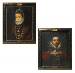 PANTOJA DE LA CRUZ Juan 1551-1608,Portraits of Archduke of Austria Albrecht VII (1,Shapiro Auctions 2023-06-15