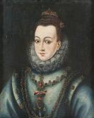 PANTOJA DE LA CRUZ Juan 1551-1608,Portret van een edeldame met kanten kraag,Bernaerts BE 2017-05-02
