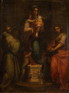 PAOLETTI Ridolfo 1824-1891,Madonna of the Harpies, After Andrea del Sarto,Rosebery's GB 2022-03-22