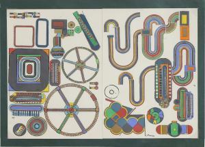 PAOLOZZI Eduardo 1924-2005,Tottenham Court Road tube station patterns,Sworders GB 2024-04-09