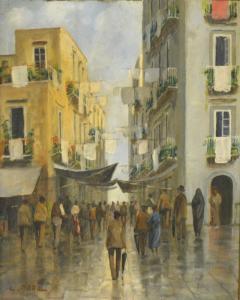 PAPA L,Italian street scene,Gilding's GB 2019-10-01