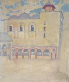 PAPALOUKAS Spyros 1892-1957,MONASTERY OF IVIRON, MOUNT ATHOS,Sotheby's GB 2011-11-22