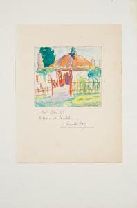 PAPALOUKAS Spyros 1892-1957,Mont Athos, Karyes,1927,Shapiro Auctions US 2023-10-21