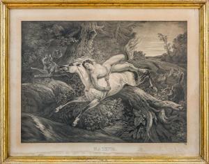 PAPIN Heinrich 1786-1829,Mazeppa – gebunden auf dem Rücken seines Pferdes, ,Leo Spik DE 2017-03-30